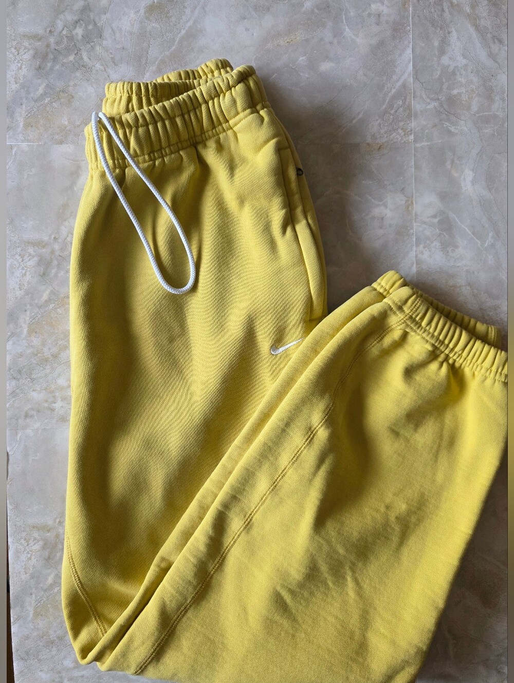 Nike Lab Solo Swoosh Heavyweight Thick Jogger Sweatpants S Zip Pocket Athleisure